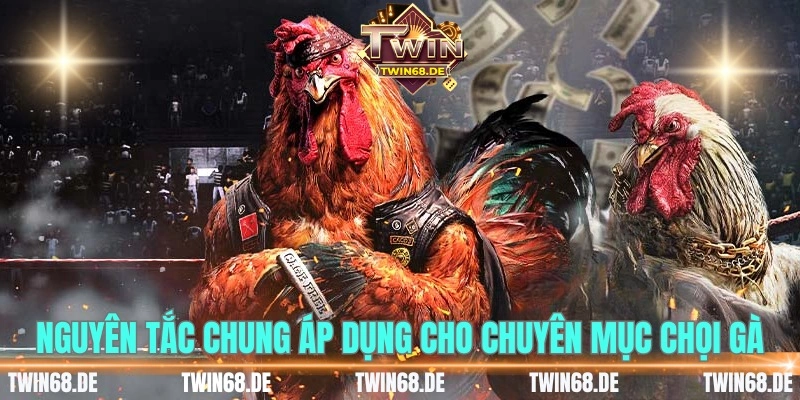 Nguyên tắc chung áp dụng cho chuyên mục chọi gà